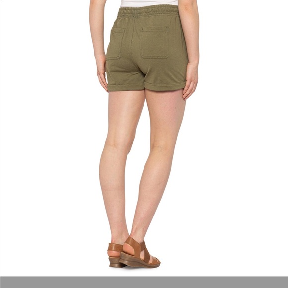 Eddie Bauer Riley Mineralized French Terry Shorts - Olive Green (S) - Picture 2 of 2
